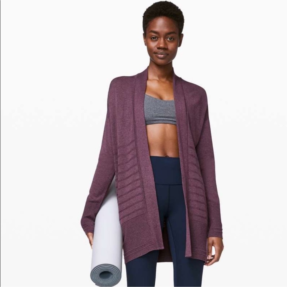 lululemon athletica Purple Cardigan
